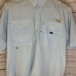 Men’s Colombia Size XL Short Sleeve  Fishing Shirt